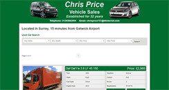 Desktop Screenshot of chrisprice.co.uk