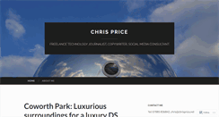 Desktop Screenshot of chrisprice.net